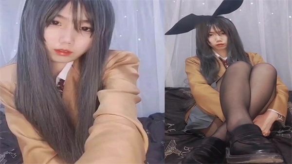 快手萌妹高价定制超重磅网红露脸露三点撅PP超诱人_